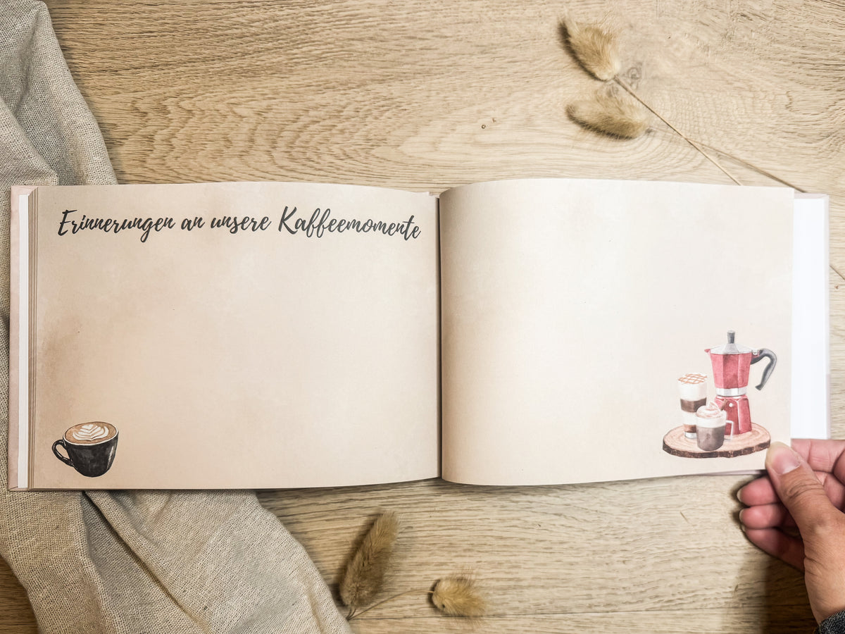 Meine Kaffeecrew, Freundebuch für Erwachsene, Geschenk für Kaffeejunkies, lustiges Geschenk, Kaffee Geschenk, Freundebuch Kollegen
