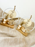 Geschenk für Oma und Opa - Handgefertigte Holzdeko 'Glück ist eine Oma/einen Opa wie dich zu haben'