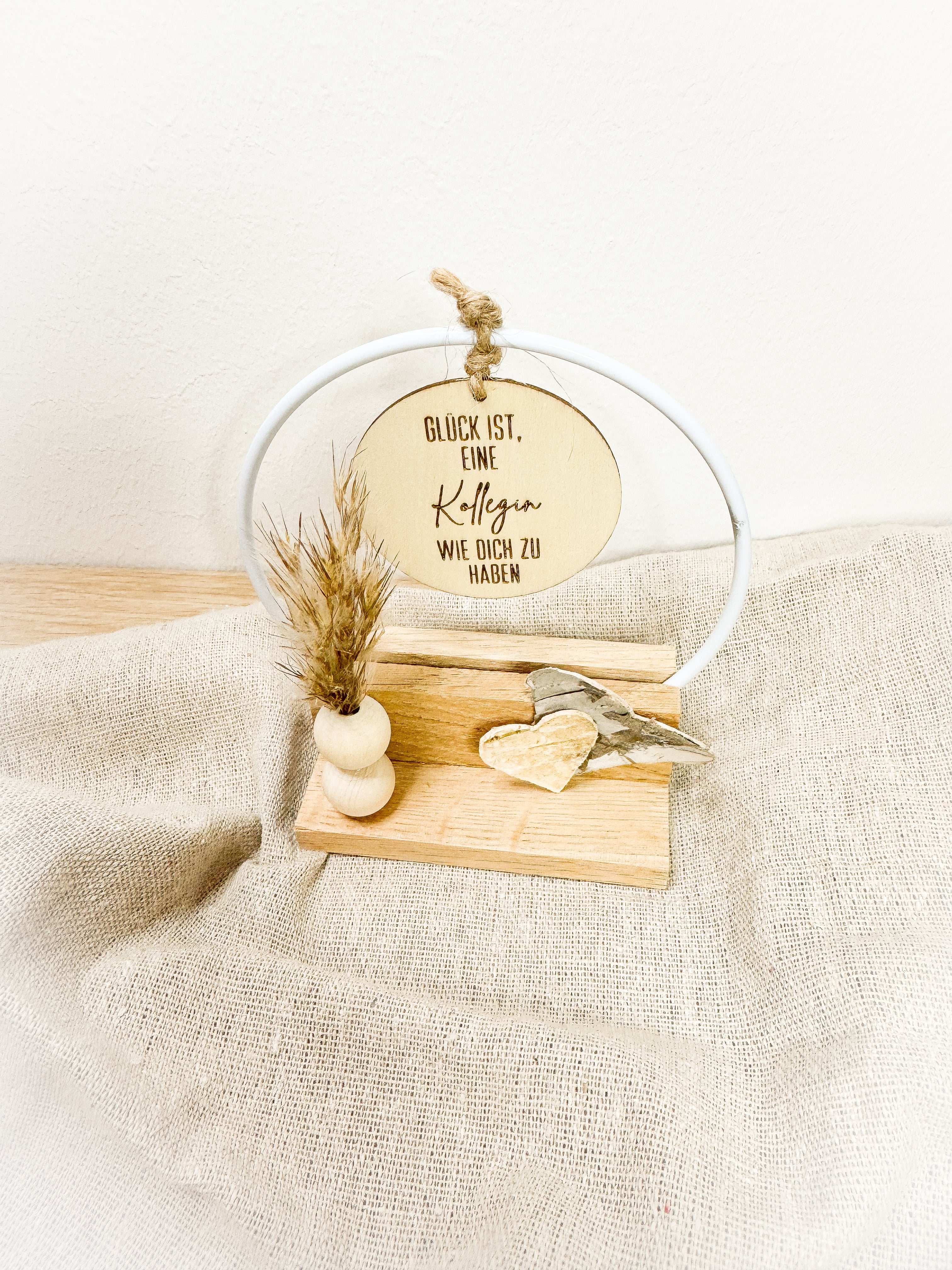 Geschenk für Kollegin/Kollegen - Glück ist, eine Kollegin/einen Kollegen wie dich zu haben