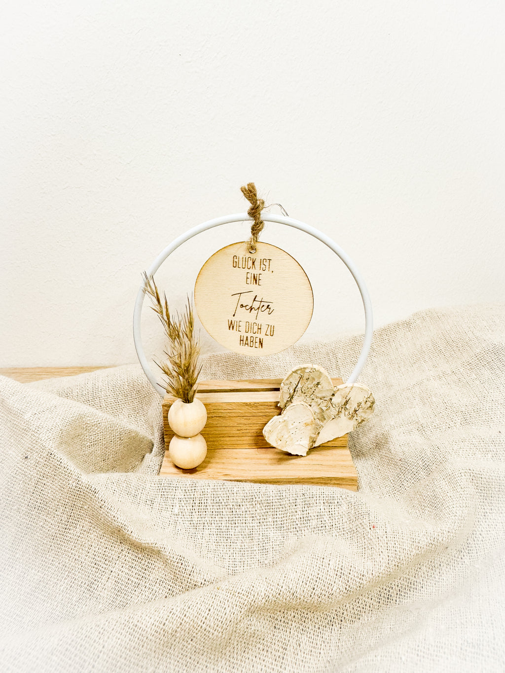 Geschenk für Tochter/Sohn - Glück ist, eine Tochter/einen Sohn wie dich zu haben - Handgefertigt