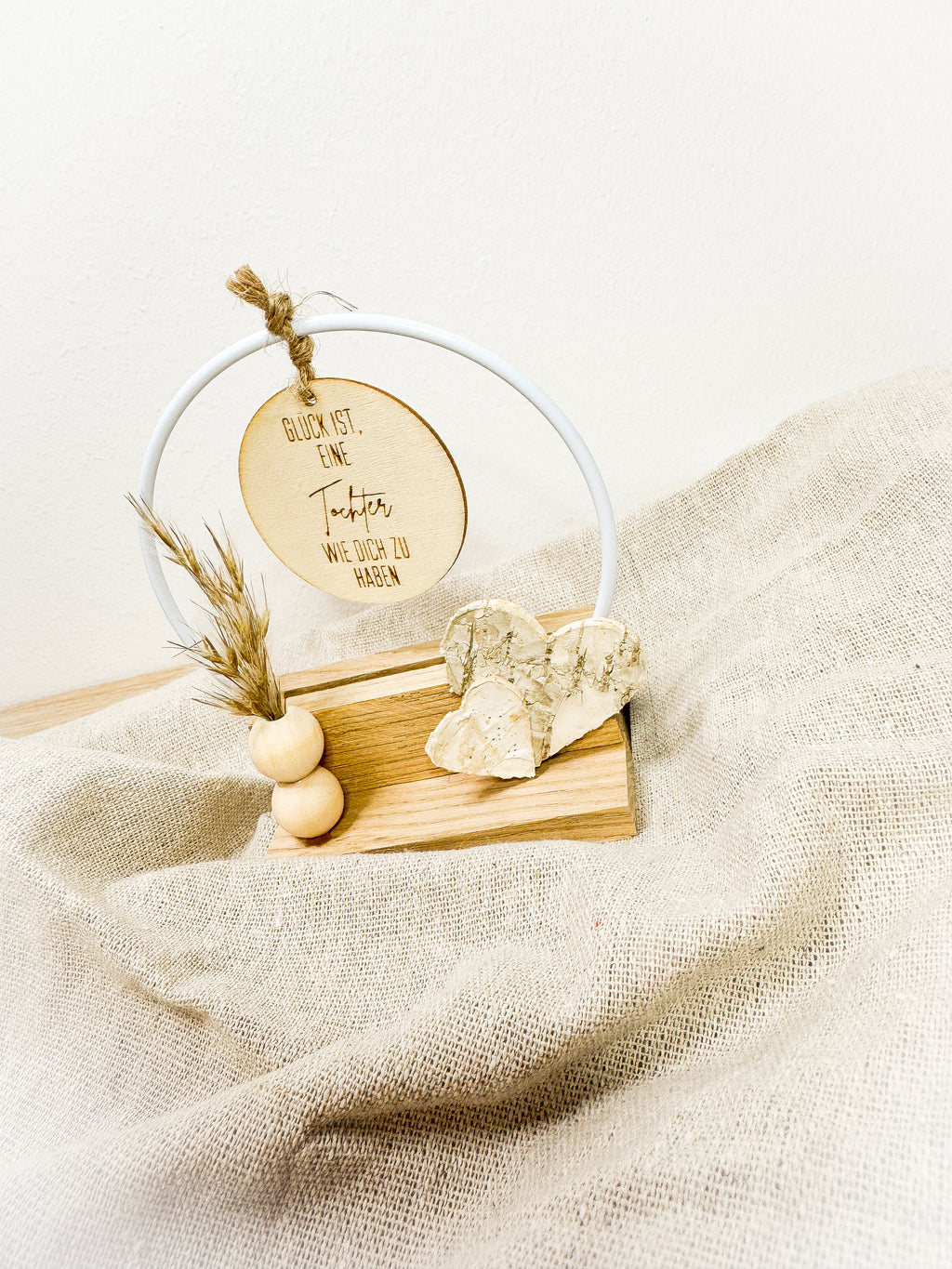 Geschenk für Tochter/Sohn - Glück ist, eine Tochter/einen Sohn wie dich zu haben - Handgefertigt