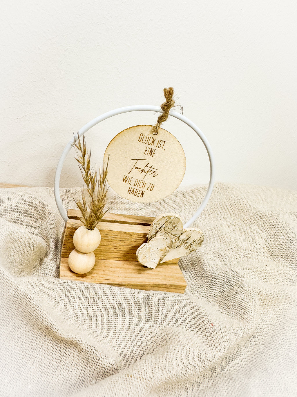 Geschenk für Tochter/Sohn - Glück ist, eine Tochter/einen Sohn wie dich zu haben - Handgefertigt