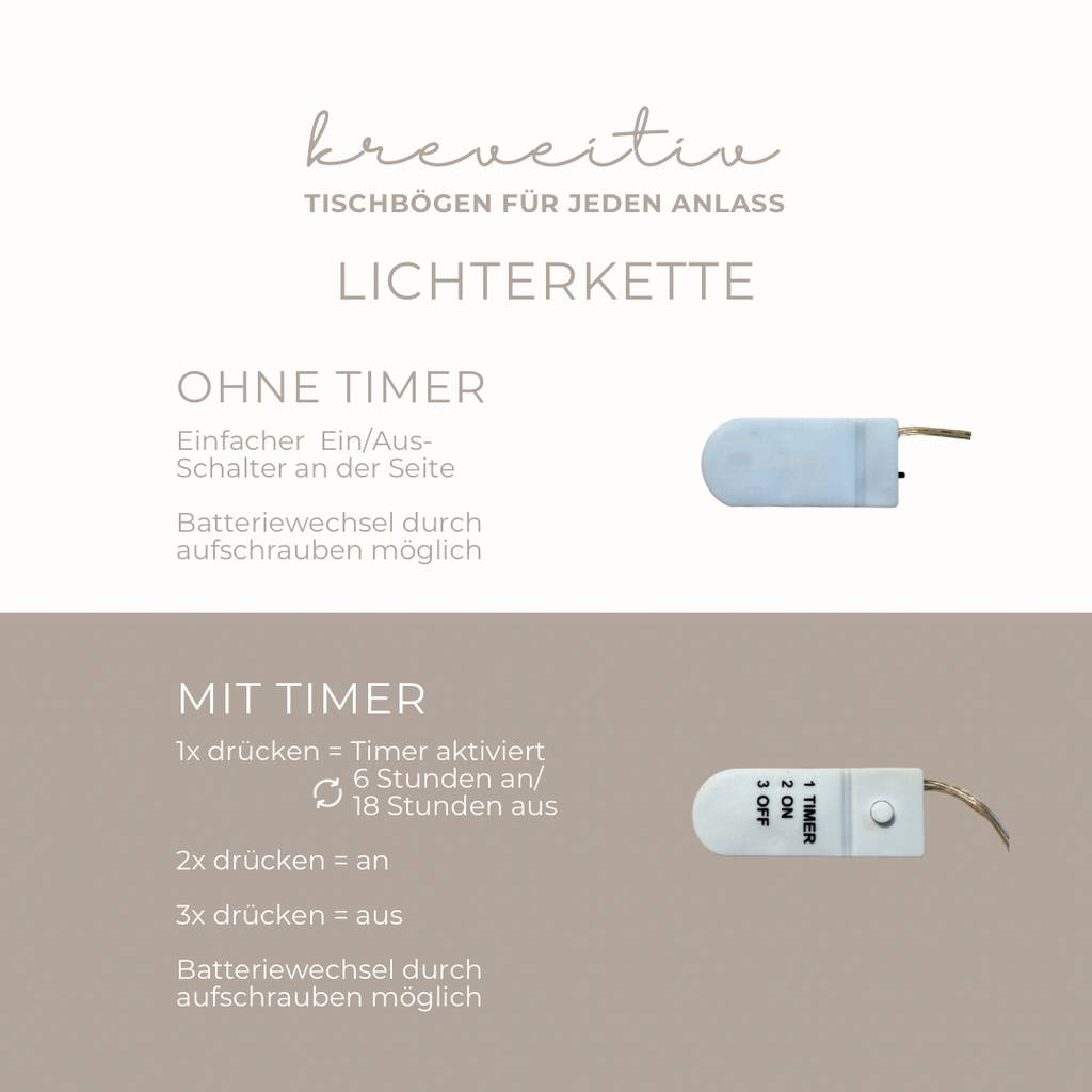 Geschenk für Erzieherin - Handgefertigter Tischbogen 'Erzieherin mit Herz', personalisierbar mit Licht