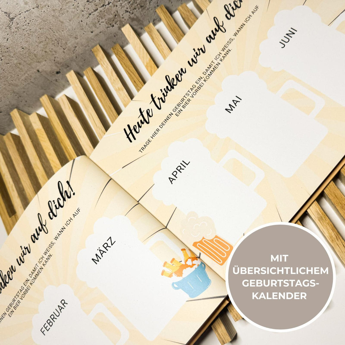 Meine Bier-Brüder – Freundebuch für Männer & Kumpels, lustiges Geschenk für Bierliebhaber