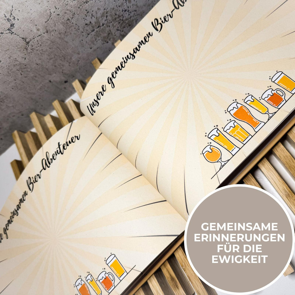 Meine Bier-Brüder – Freundebuch für Männer & Kumpels, lustiges Geschenk für Bierliebhaber